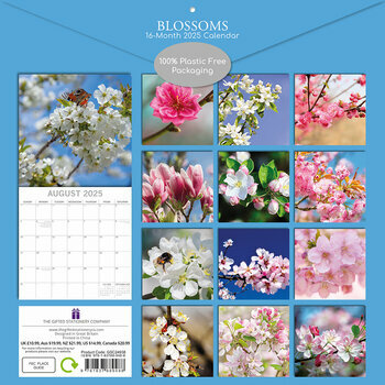 Calendrier 2025 Arbres en Fleurs Printemps Cerisiers