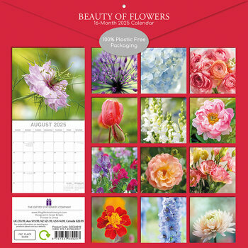 Calendrier 2025 Beauté des Fleurs Tulipes Roses