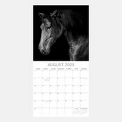 Calendrier Cheval 2025 Portraits Chevaux Noir et Blanc