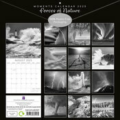 Calendrier Papier 2025 Nature Dchaine Orage Tempte Noir et Blanc