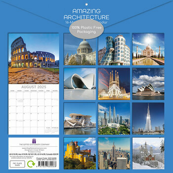 Calendrier 2025 Architectures Incroyables du Monde 