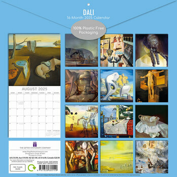 Calendrier 2025 Artiste Salvador Dali