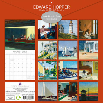 Calendrier 2025 Artiste Peintre Edouard Hopper