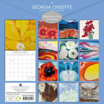 Calendrier 2025 Artiste Georgia O'Keeffe