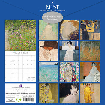 Calendrier 2025 Artiste Gustave Klimt