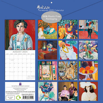 Calendrier 2025 Artiste Henri Matisse