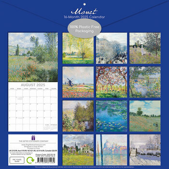 Calendrier 2025 Artiste Claude Monet