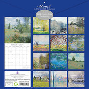 Calendrier Papier 2025 Artiste Claude Monet