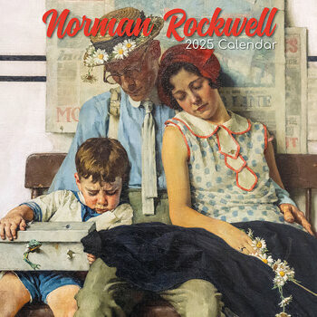 Calendrier 2025 Artiste Norman Rockwell Saturday Evening Post