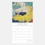 Calendrier Art nouveau 2025 Artiste Henri Toulouse Lautrec