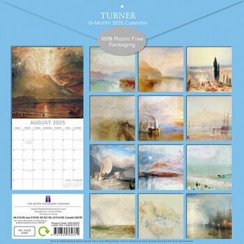 Calendrier 2025 Artiste William Turner