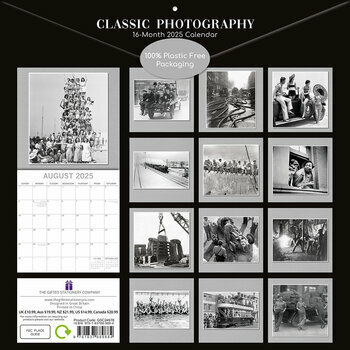 Calendrier 2025 Photos Noir et Blanc Cultes Photographes