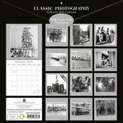 Calendrier Papier  2025 Photos Noir et Blanc Cultes Photographes