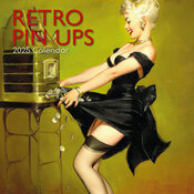 Calendrier Mural 2025 Pin up Rtro Vintage