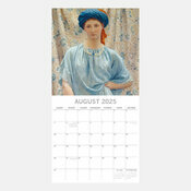 Calendrier Art 2025 Artistes Mouvement Pre-Raphaelites