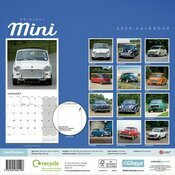 Calendrier Papier 2025 Voitures Mini Originale