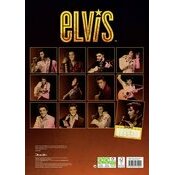 Calendrier papier 2025 Elvis Presley King Format A3