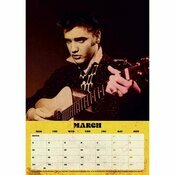 Calendrier 2025 Elvis Presley King Format A3