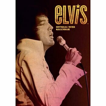 Calendrier 2025 Elvis Presley King Format A3