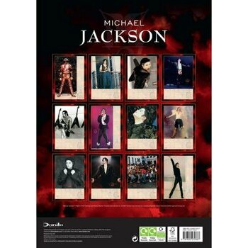 Calendrier Spirale 2025 Michael Jackson Pop Format A3