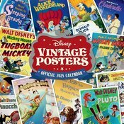 Calendrier Mural 2025 Affiches Disney Vintage