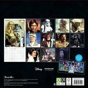 Calendrier Papier 2025 Star Wars Classique Retro