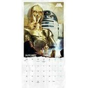 Calendrier 2025 Star Wars Classique Retro