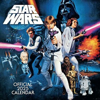 Calendrier 2025 Star Wars Classique Retro