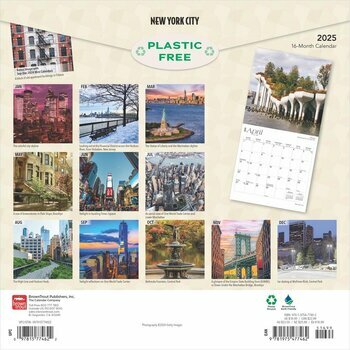 Calendrier 2025 New York Etats-Unis