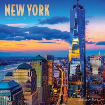 Calendrier 2025 New York Etats-Unis