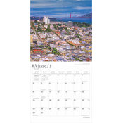 Calendrier 2025 San Francisco Etats-Unis