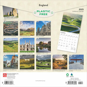 Calendrier 2025 Angleterre et Campagne Anglaise