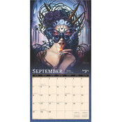 Calendrier 2025 Illustrations Gothiques Sorcires