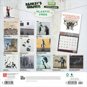 Calendrier 2025 Art Banksy Graffiti 