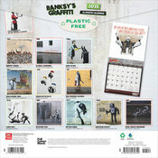 Calendrier Papier 2025 Art Banksy Graffiti 