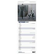 Calendrier 2025 Slim Etroit Art Banksy Graffiti 