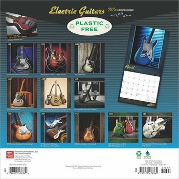 Calendrier 2025 Musique Guitares Electriques