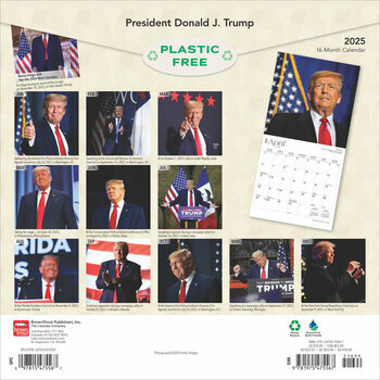 Calendrier 2025 Donald J. Trump Etats-Unis