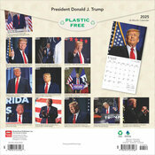 Calendrier Papier  2025 Donald J. Trump Etats-Unis