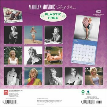 Calendrier 2025 Star Iconique Marilyn Monroe