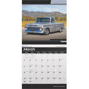 Calendrier 2025 Pick Up Chevy Amricain