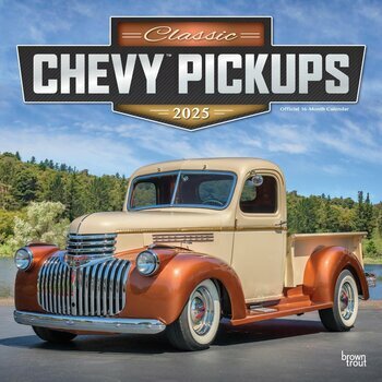 Calendrier 2025 Pick Up Chevy Américain