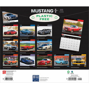 Calendrier Deluxe 2025 Voiture Mustang