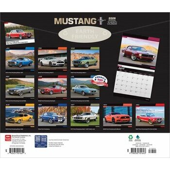 Calendrier Deluxe 2026 Voiture Mustang Deluxe Calendrier Deluxe 2026 Voiture Mustang Deluxe