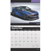 Calendrier Deluxe 2025 Voiture Mustang