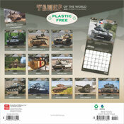 Calendrier Papier 2025 Tanks Militaires