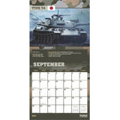 Calendrier 2025 Tanks Militaires