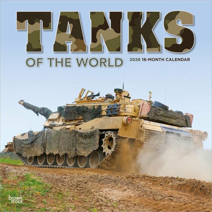 Calendrier Mural 2025 Tanks Militaires