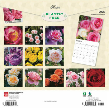 Calendrier 2025 Délicates Fleurs de Roses