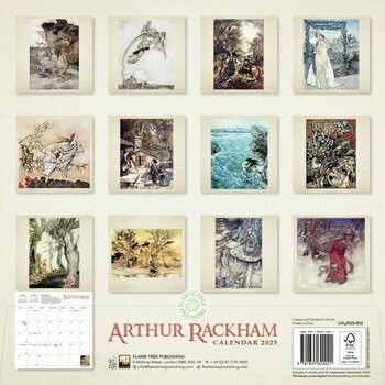 Calendrier 2025 Arthur Rackham Age d'Or